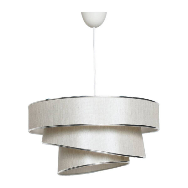 8683342683166 Opviq Pendelleuchte Couper
beige silber Baumwolle B/H/L: ca. 40x72x40 cm E27 1 Brennstellen
