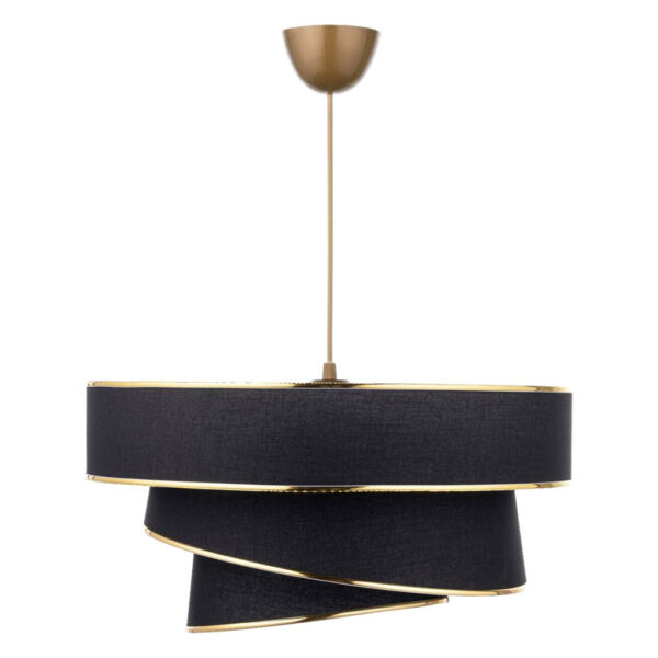 Opviq Pendelleuchte Couper
gold schwarz B/H/T/L/D: ca. 40x72x40x40x40 cm E27 1 Brennstellen