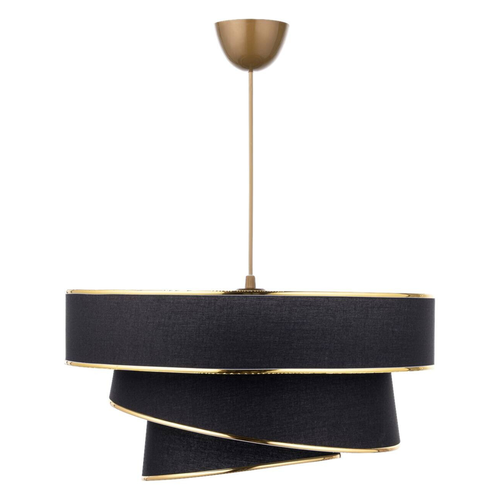 Opviq Pendelleuchte Couper
gold schwarz B/H/T/L/D: ca. 40x72x40x40x40 cm E27 1 Brennstellen
