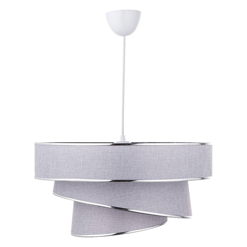 Opviq Pendelleuchte Couper
silber grau B/H/T/L/D: ca. 40x72x40x40x40 cm E27 1 Brennstellen