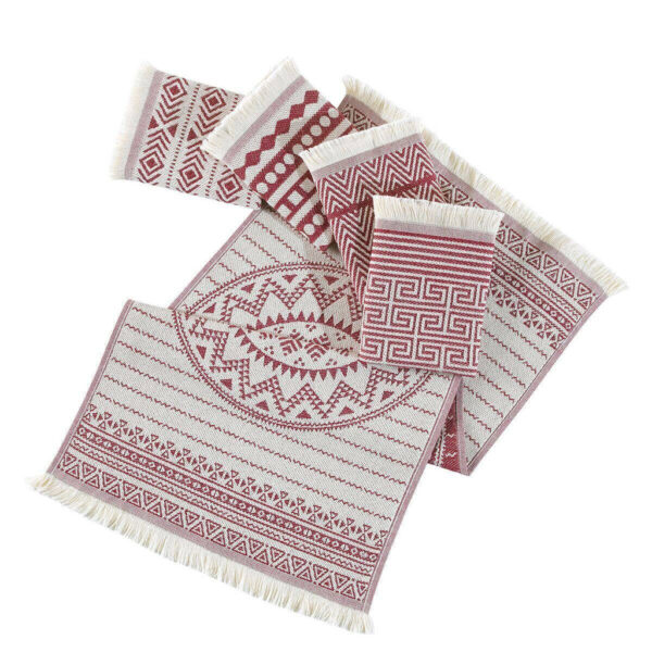 Mijolnir Frottier-Set bordeauxrot Baumwolle B/L: ca. 38x65 cm Mijolnir Frottier-Set bordeauxrot Baumwolle B/L: ca. 38x65 cm