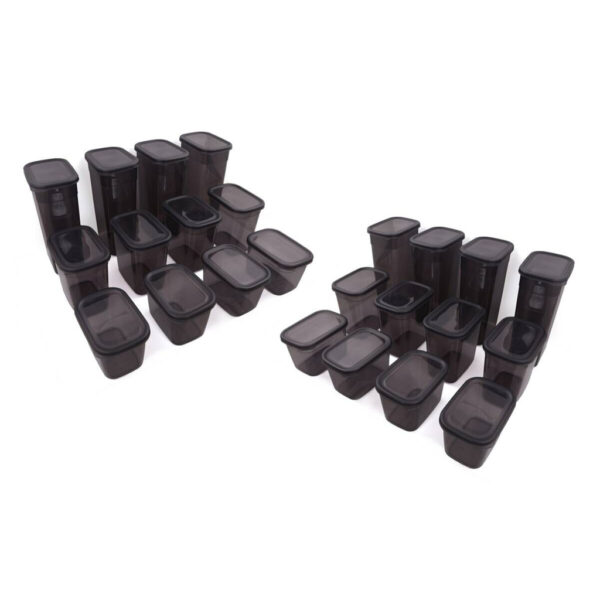 HermiaConcept Frischhaltebox-Set Marrakech 24-tlg. anthrazit