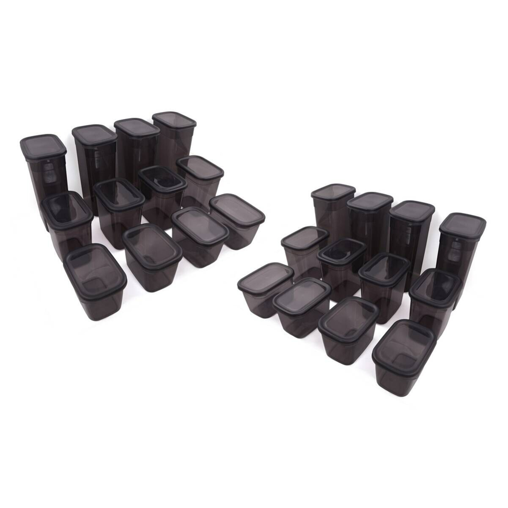 HermiaConcept Frischhaltebox-Set Marrakech 24-tlg. anthrazit