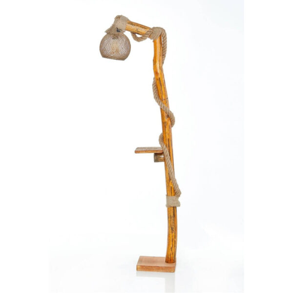 Opviq Stehlampe
natur Holz B/H/T/L/D: ca. 24x140x24x24x24 cm E27 1 Brennstellen