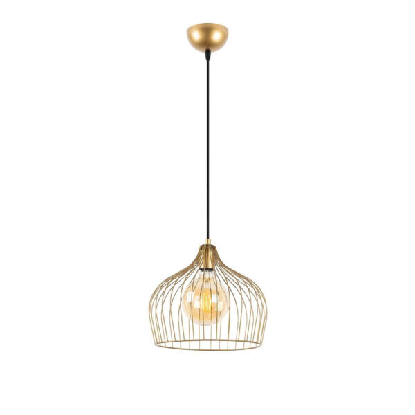Opviq Pendelleuchte
gold Metall B/H/T/L/D: ca. 30x121x30x30x30 cm E27 1 Brennstellen