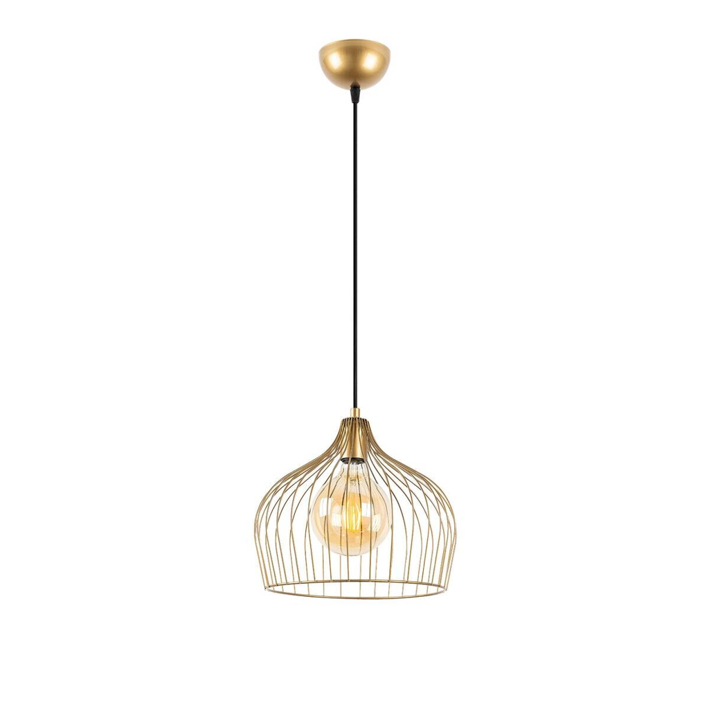 Opviq Pendelleuchte
gold Metall B/H/T/L/D: ca. 30x121x30x30x30 cm E27 1 Brennstellen