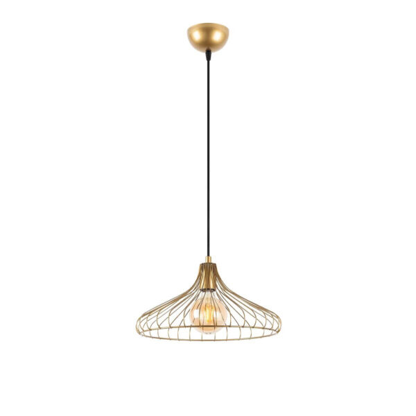 8683342834827 Opviq Pendelleuchte DEPAY-11251
gold Metall B/H/T/L/D: ca. 36x120x36x36x36 cm E27 1 Brennstellen