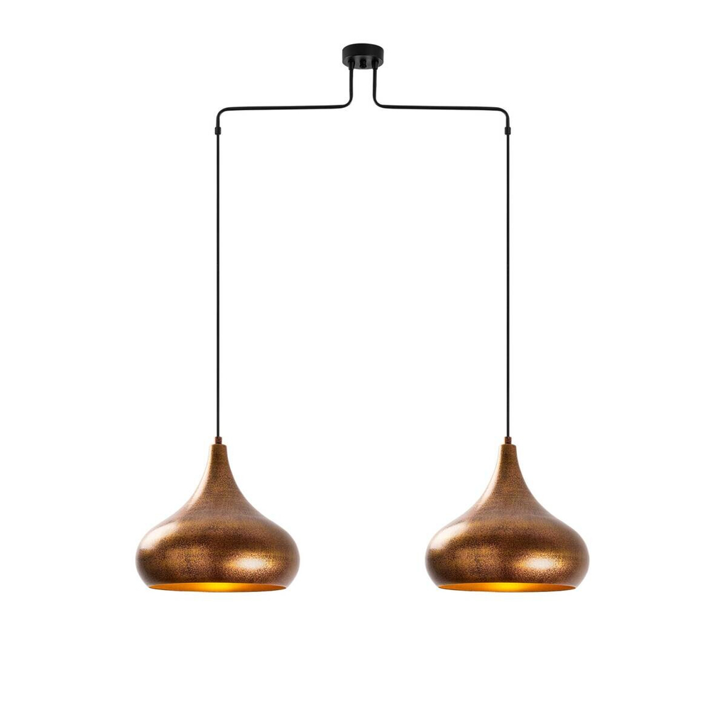 Opviq Pendelleuchte Muba-11551
Metall B/H/T/L: ca. 95x141x26x95 cm E27 2 Brennstellen