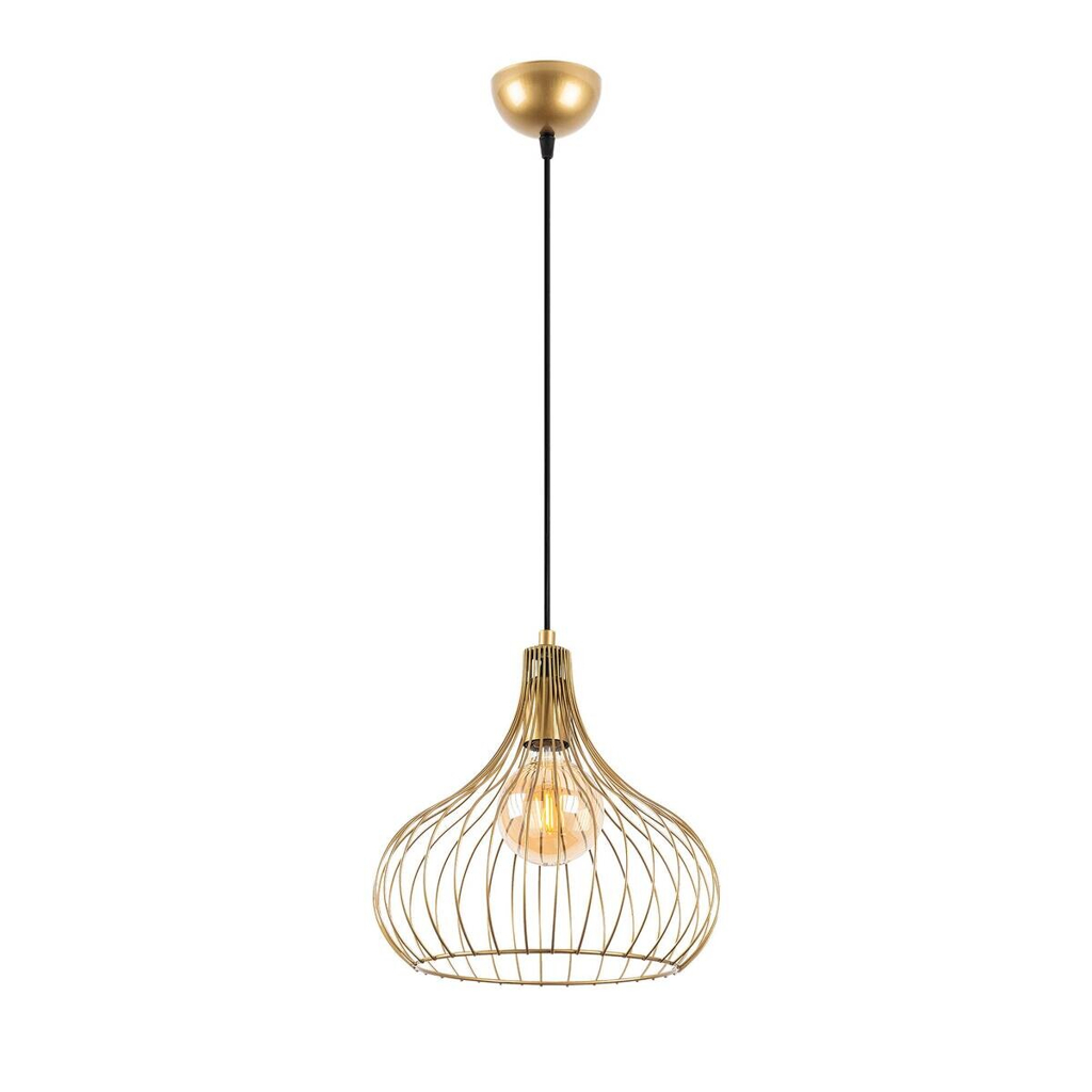 Opviq Pendelleuchte Teldamla-11920
gold B/H/T/L/D: ca. 22x120x22x22x22 cm E27 1 Brennstellen
