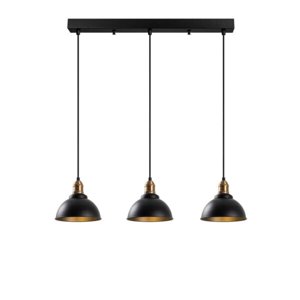 8683342835763 Opviq Pendelleuchte Varzan
bronze schwarz Metall B/H/T/L/D: ca. 21x117x21x70x21 cm E27 3 Brennstellen