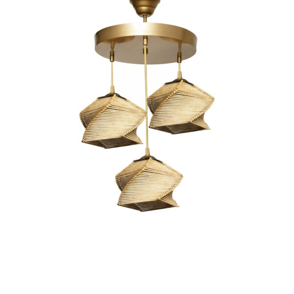 Opviq Pendelleuchte
natur B/H/T/L/D: ca. 35x85x35x35x35 cm E27 3 Brennstellen