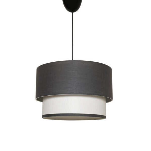 8683342848367 Opviq Pendelleuchte
anthrazit weiß Stoff Kunststoff B/H/T/L/D: ca. 30x65x30x30x30 cm E27 1 Brennstellen