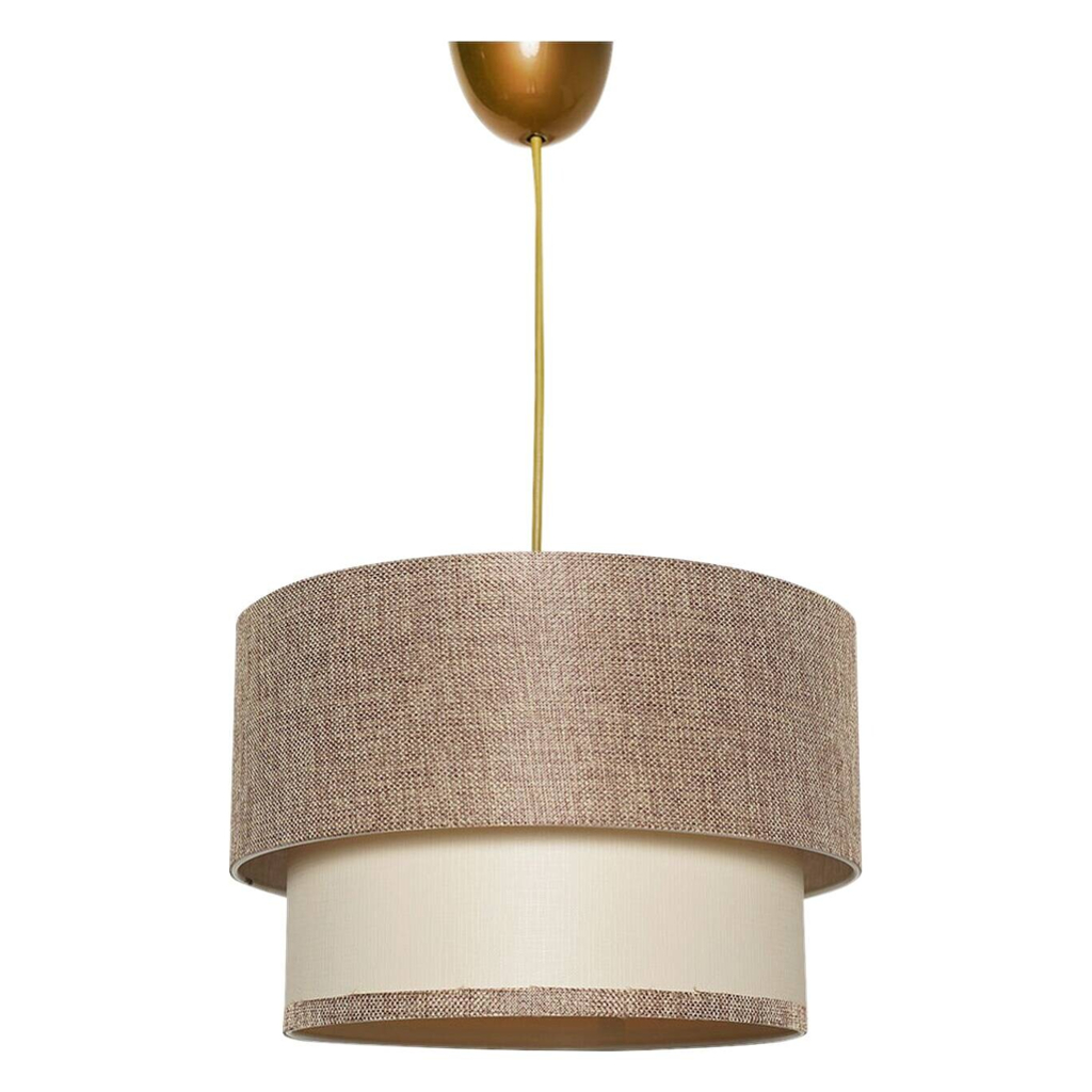Opviq Pendelleuchte
beige creme Stoff B/H/T/L/D: ca. 30x65x30x30x30 cm E27 1 Brennstellen