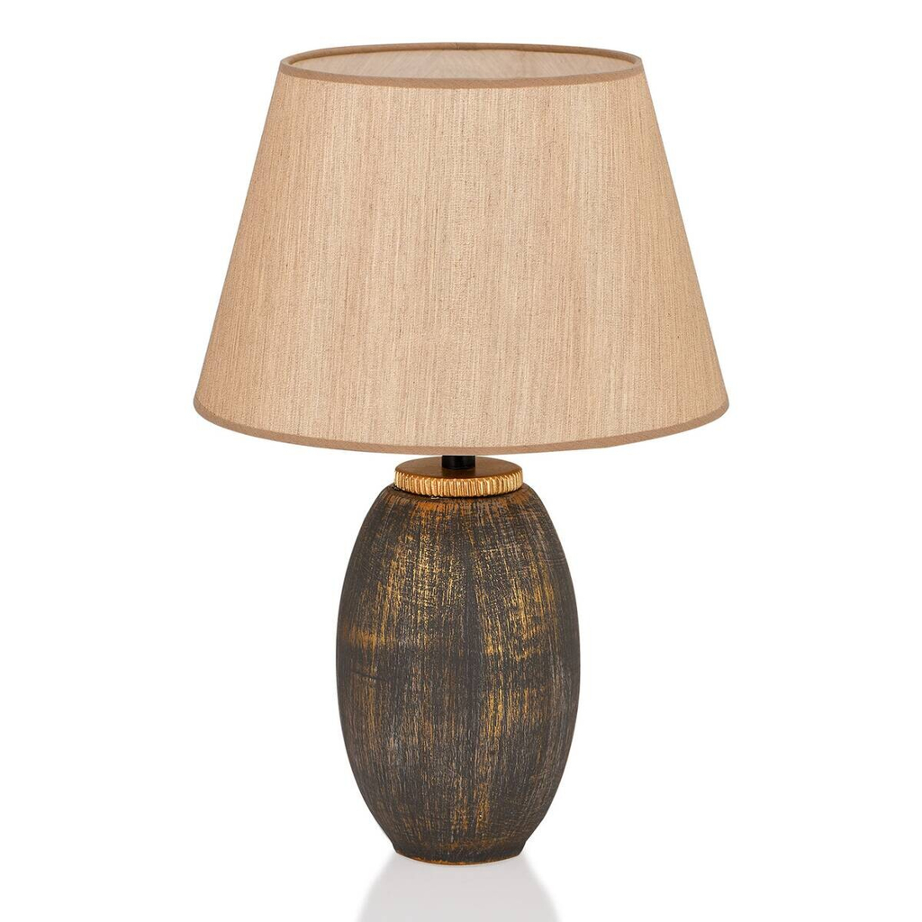 Opviq Tischleuchte
braun gold Keramik B/H/L: ca. 30x46x30 cm E27 1 Brennstellen