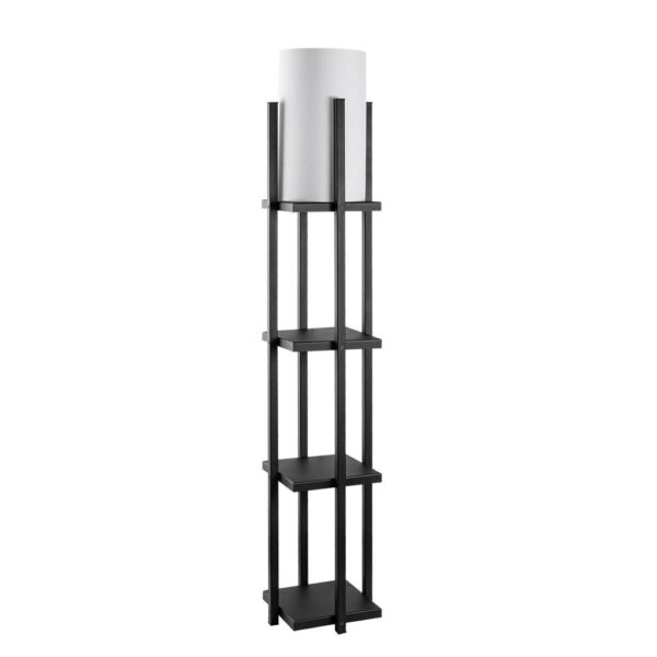 8683342852142 Opviq Stehlampe
schwarz Metall B/H/T/L/D: ca. 25x130x25x25x25 cm E27 1 Brennstellen