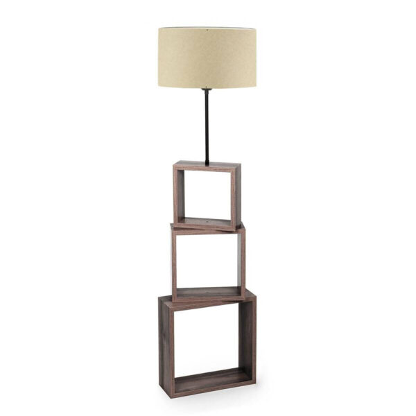 Opviq Stehlampe
creme Holz MDF B/H/T/L/D: ca. 37x140x37x37x37 cm E27 1 Brennstellen