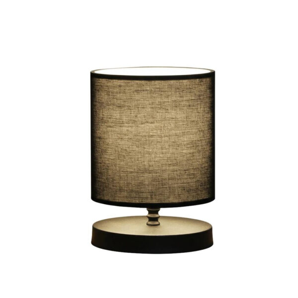 8683342858052 Opviq Tischleuchte
schwarz Stoff B/H/L: ca. 15x22x15 cm E14 1 Brennstellen
