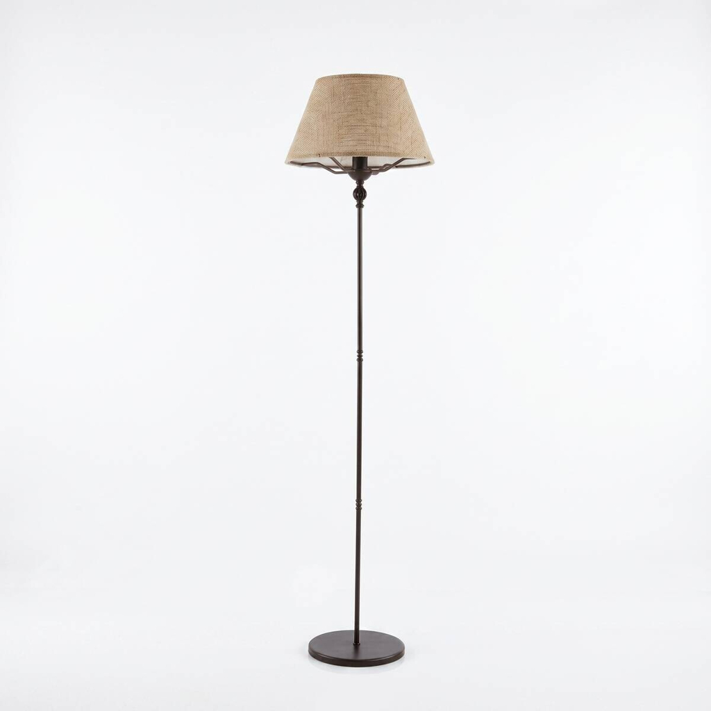 Opviq Stehlampe
beige schwarz Metall PVC B/H/T/L/D: ca. 38x150x38x38x38 cm E27 1 Brennstellen