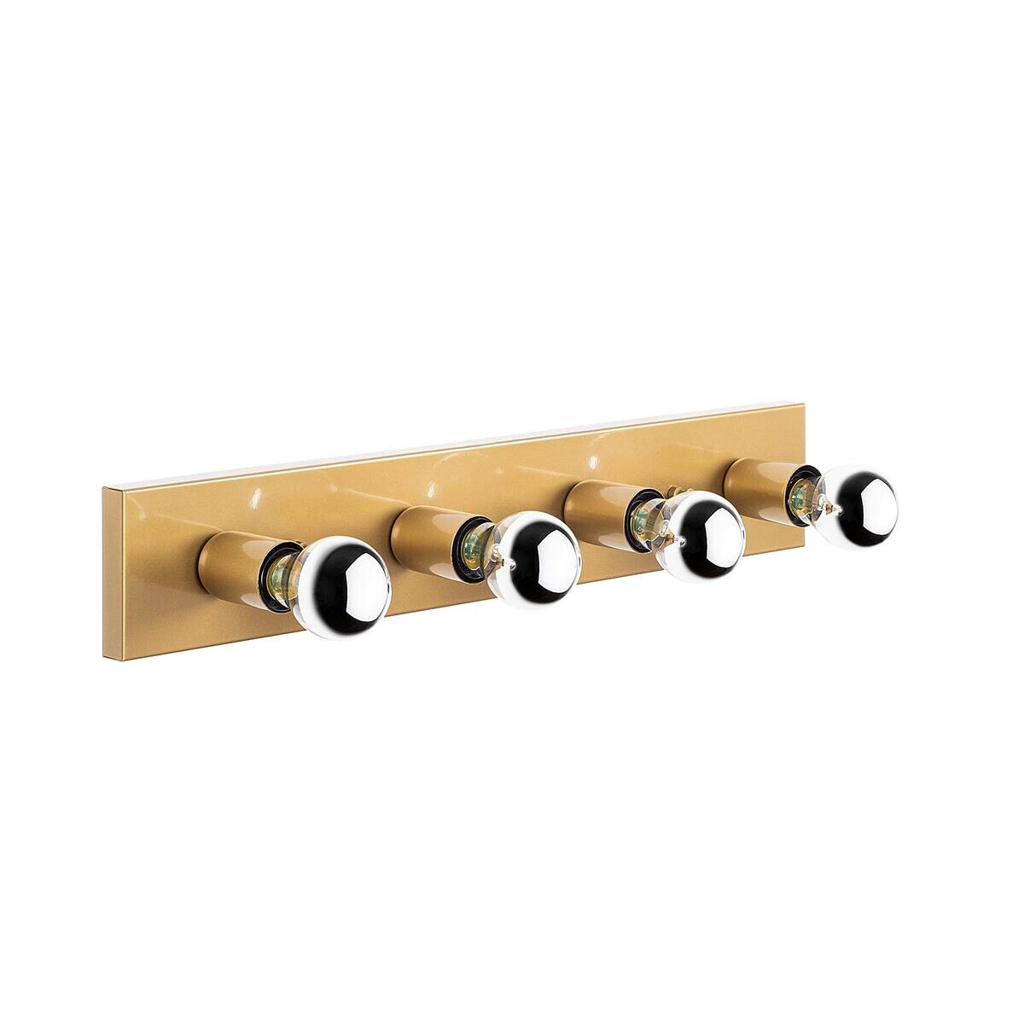 Opviq Wandleuchte
gold Metall B/H/L: ca. 10x60x10 cm E27 4 Brennstellen
