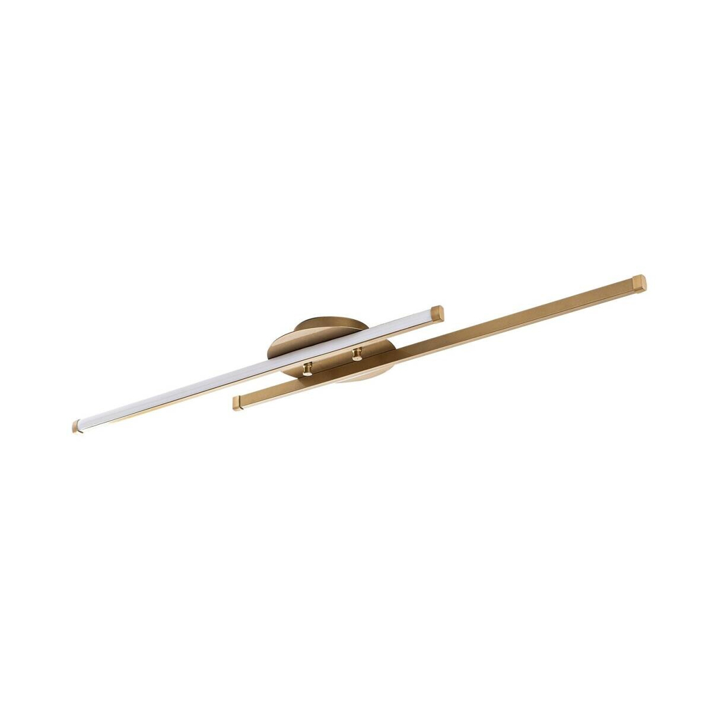 Opviq Deckenleuchte gold Metall B/H/T/L: ca. 86x5x17x86 cm