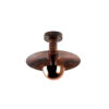 Opviq Deckenleuchte Kurt-13353 Kupfer Metall B/H/T/L/D: ca. 28x26x28x28x28 cm E27 1 Brennstellen