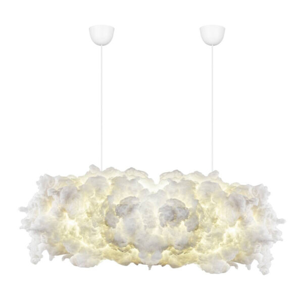 8683743939633 Opviq Pendelleuchte Serene
weiß B/H/T/L: ca. 90x80x45x90 cm E27 1 Brennstellen