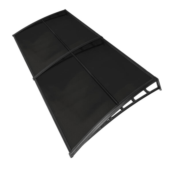 Brosplast Vordach schwarz B/H/L: ca. 240x23x105 cm Brosplast Vordach schwarz B/H/L: ca. 240x23x105 cm