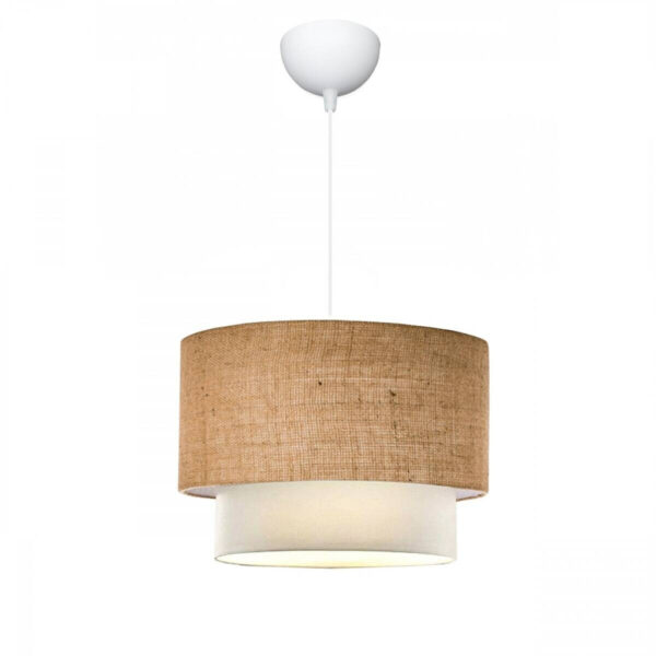 Opviq Pendelleuchte
beige Stoff B/H/T/L/D: ca. 30x70x30x30x30 cm E27 1 Brennstellen