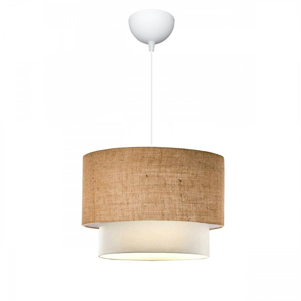 Opviq Pendelleuchte
beige Stoff B/H/T/L/D: ca. 30x70x30x30x30 cm E27 1 Brennstellen