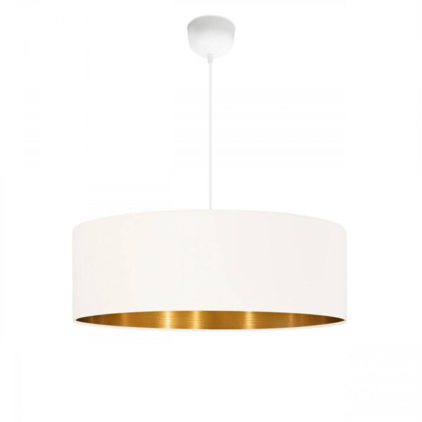 8684282041870 Opviq Pendelleuchte
creme gold Stoff B/H/T/L/D: ca. 52x70x52x52x52 cm E27 1 Brennstellen