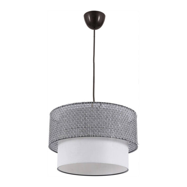 8684282229568 Opviq Pendelleuchte Coral
grau weiß Baumwolle Metall B/H/T/L/D: ca. 30x70x30x30x30 cm E27 1 Brennstellen