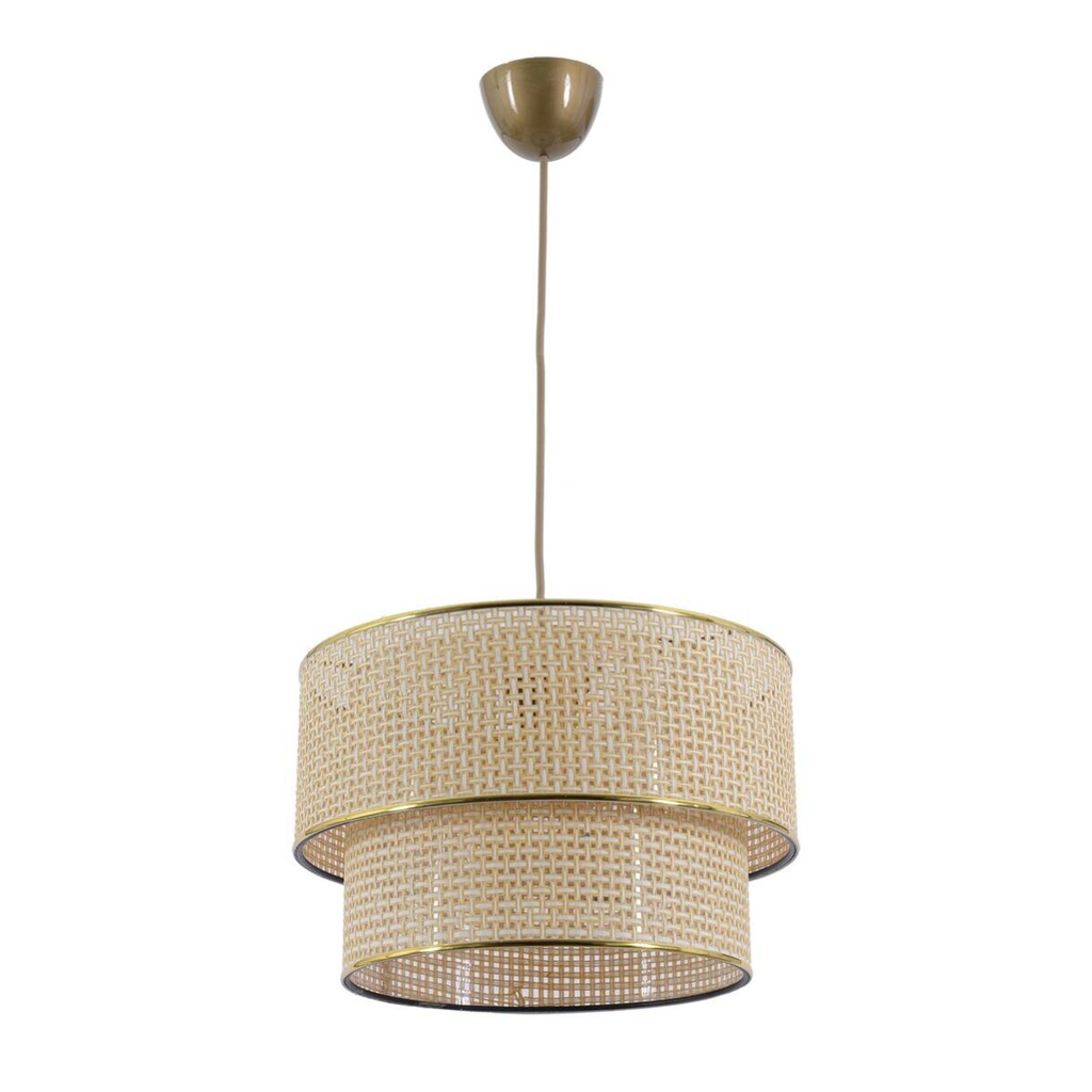 Opviq Pendelleuchte Hazeran
weiß ecru Baumwolle B/H/T/L/D: ca. 30x70x30x30x30 cm E27 1 Brennstellen
