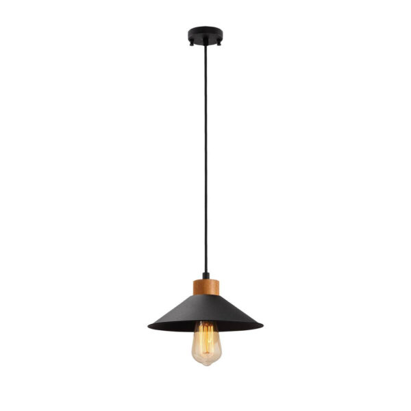 Opviq Pendelleuchte Holz B/H/T/L: ca. 103x103x24x103 cm E27 1 Brennstellen – verschiedene Farben