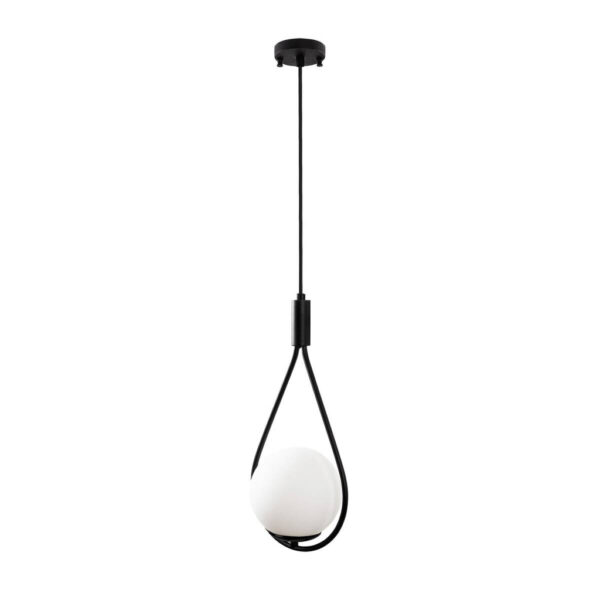 Opviq Pendelleuchte
schwarz Glas B/H/T/L: ca. 20x136x15x20 cm E27 1 Brennstellen