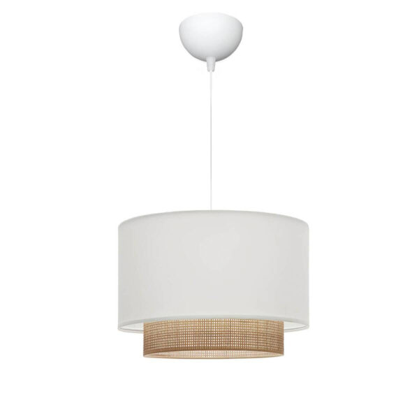 Opviq Pendelleuchte
creme Stoff B/H/T/L/D: ca. 30x70x30x30x30 cm E27 1 Brennstellen