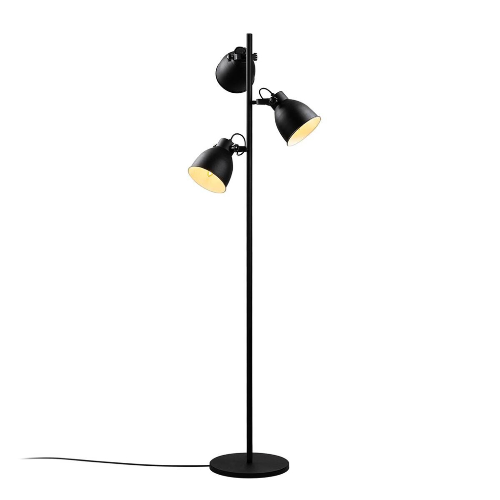 Opviq Stehlampe
schwarz Metall B/H/T/L/D: ca. 37x162x37x37x37 cm E14 3 Brennstellen