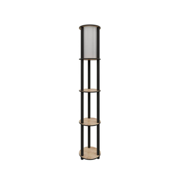 Opviq Stehlampe
nussbaum MDF PVC B/H/T/L/D: ca. 17x150x17x17x17 cm E27 1 Brennstellen