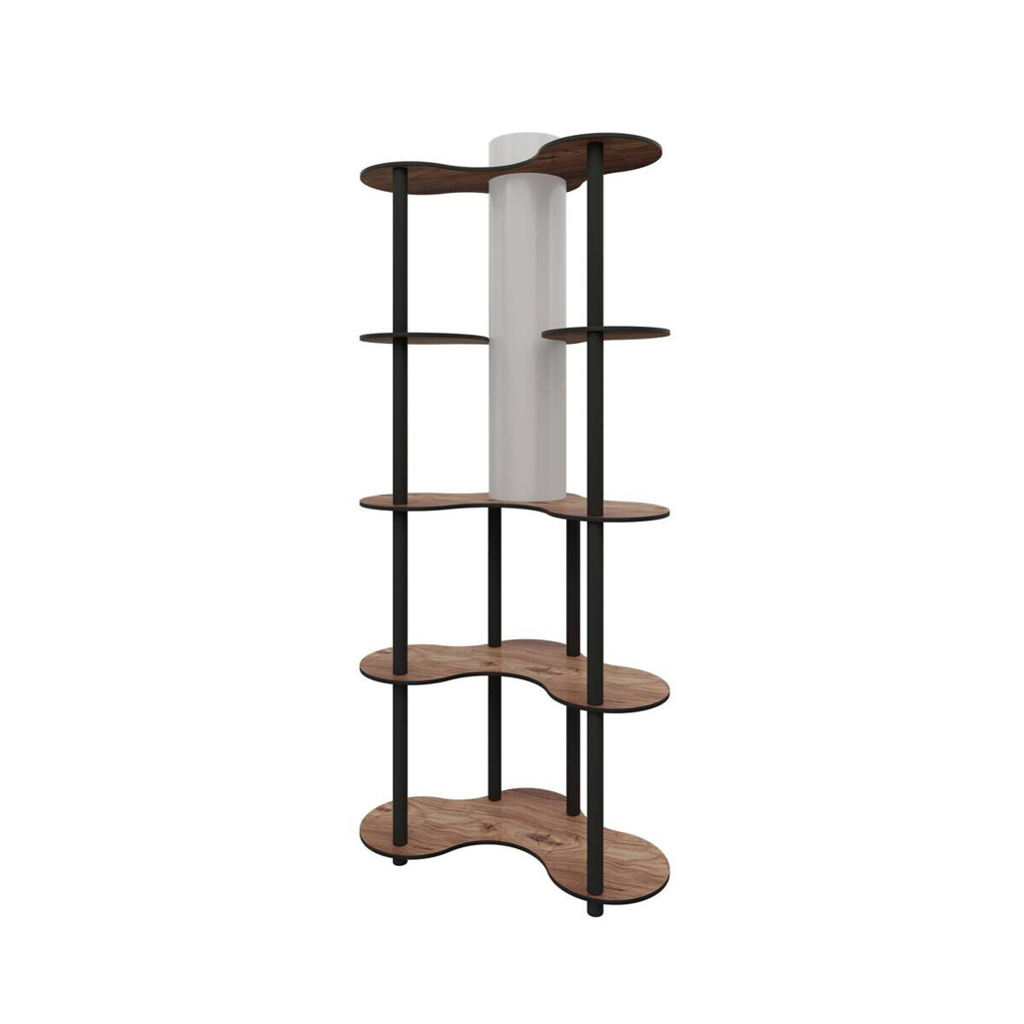 Opviq Stehlampe
nussbaum PVC MDF B/H/T/L/D: ca. 17x150x17x17x17 cm E27 1 Brennstellen