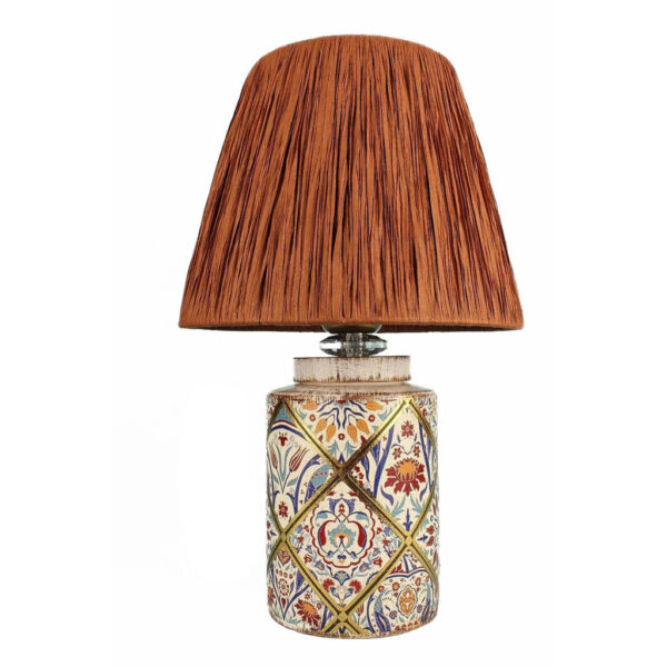 8684283348350 Opviq Tischleuchte
braun Keramik B/H/T/L/D: ca. 25x40x25x25x25 cm E27 1 Brennstellen