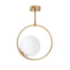 Opviq Deckenleuchte Dolunay-3903 gold B/H/T/L: ca. 26x39x15x26 cm E27 1 Brennstellen