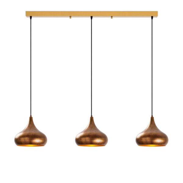 8684283454723 Opviq Pendelleuchte Muba-11553
B/H/T/L: ca. 140x126x30x140 cm E27 3 Brennstellen