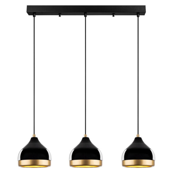 Opviq Pendelleuchte Yildo
schwarz B/H/T/L: ca. 17x111x17x67 cm E27 3 Brennstellen