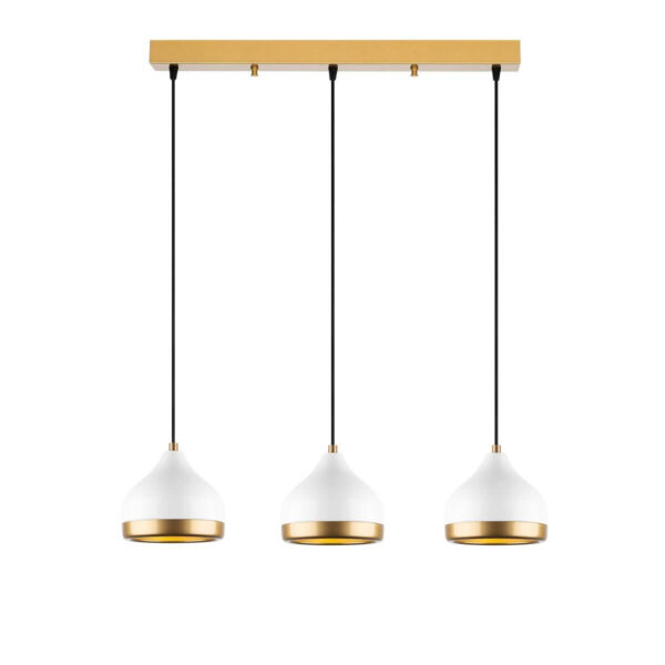 Opviq Pendelleuchte Yldo
weiß B/H/T/L: ca. 67x111x17x67 cm E27 3 Brennstellen