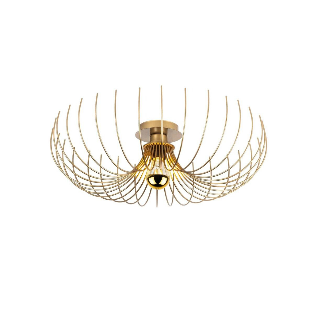 Opviq Pendelleuchte Karsortel
gold B/H/T/L/D: ca. 56x16x56x56x56 cm E27 1 Brennstellen