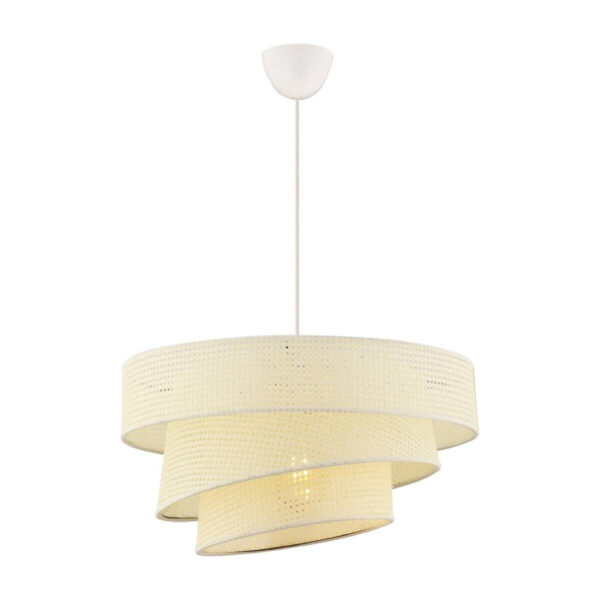 8684283466412 Opviq Pendelleuchte Couper
weiß Metall Baumwolle B/H/L: ca. 40x72x40 cm E27 1 Brennstellen