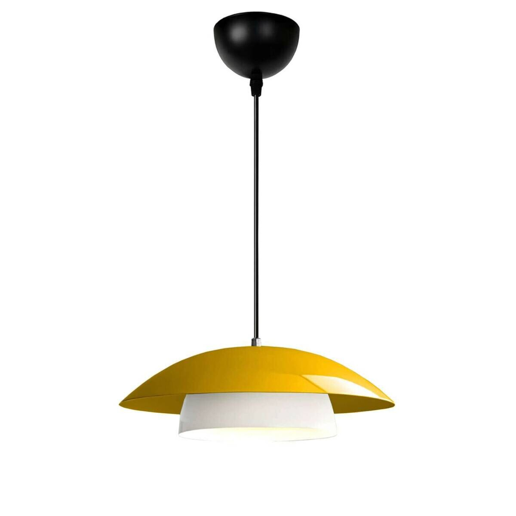 Opviq Pendelleuchte
gelb Metall B/H/T/L/D: ca. 36x100x36x36x36 cm E27 1 Brennstellen