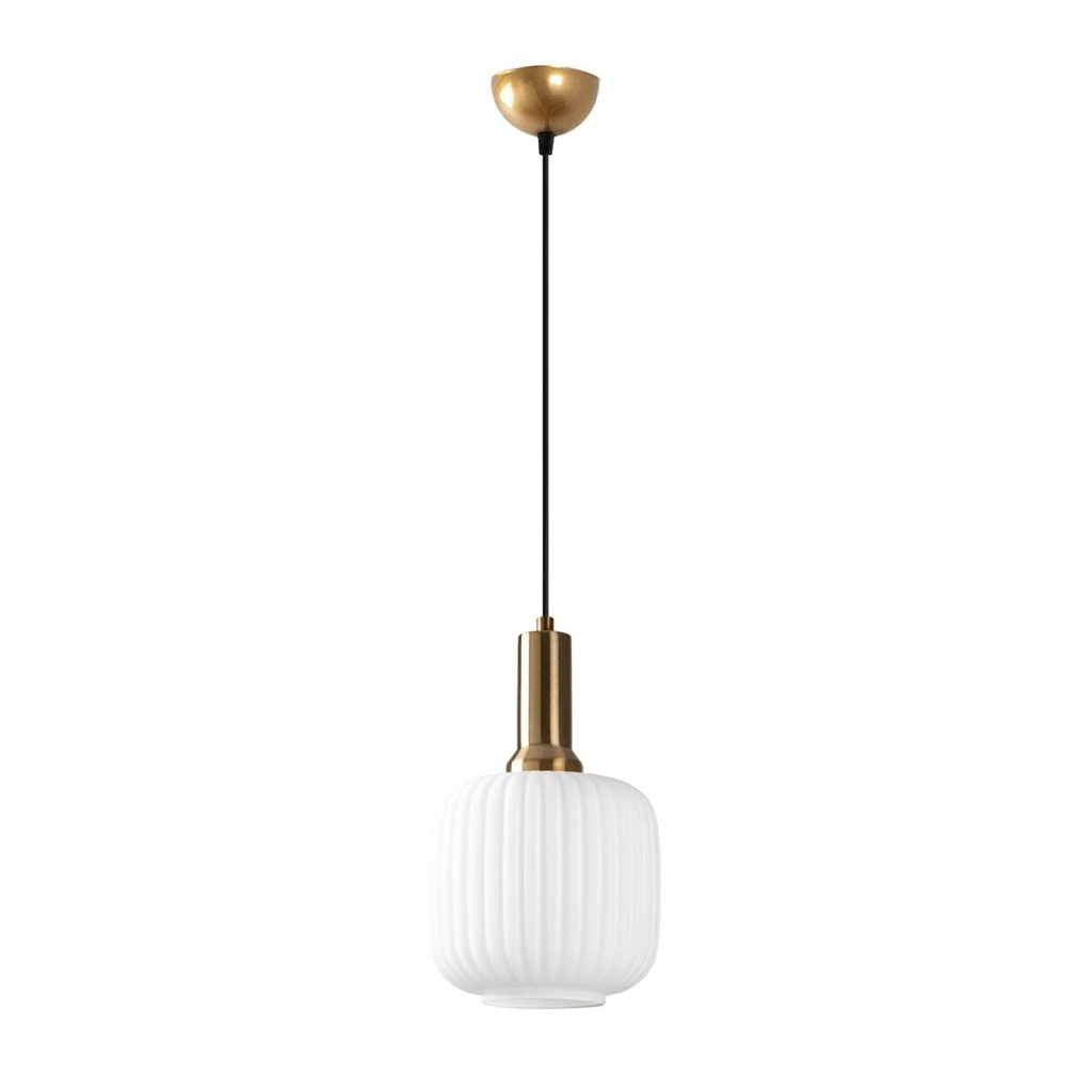 Opviq Pendelleuchte
gold Metall Glas B/H/T/L/D: ca. 20x118x20x20x20 cm E27 1 Brennstellen