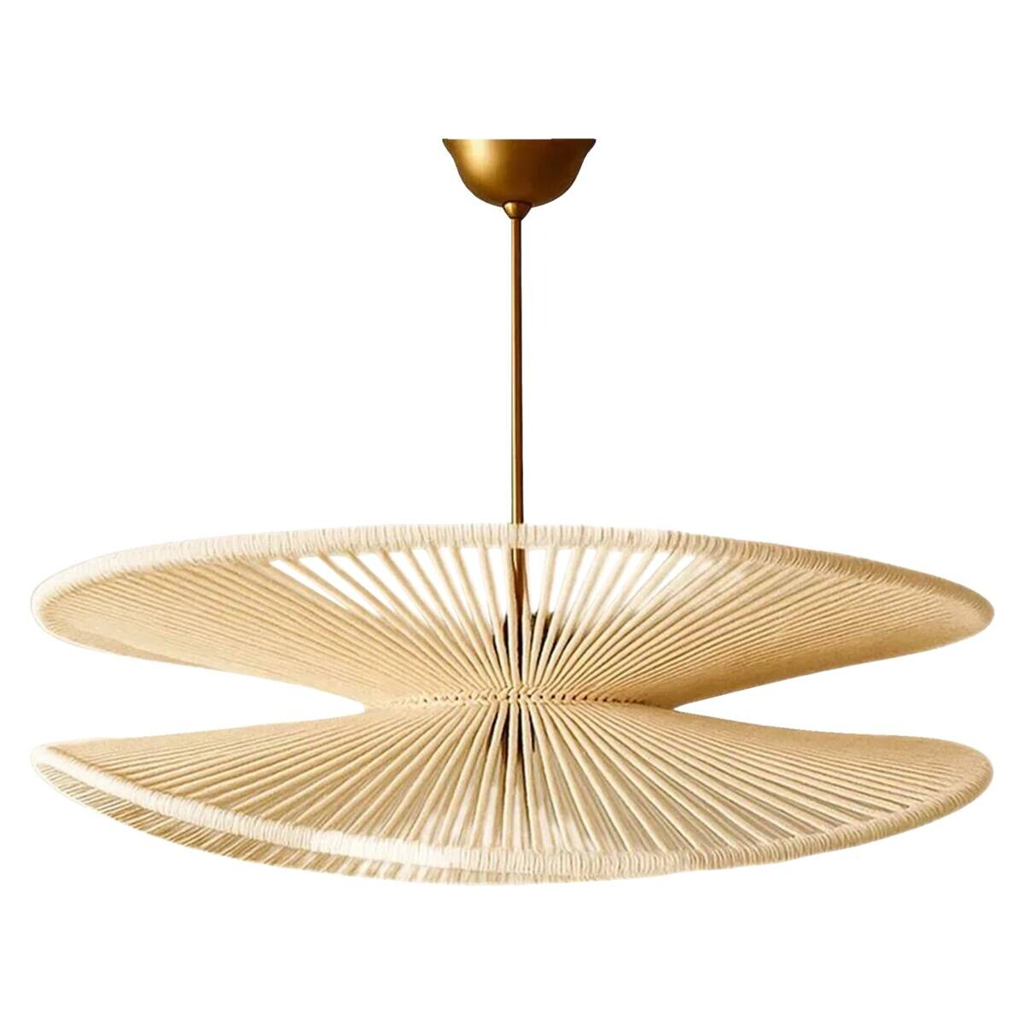 Opviq Pendelleuchte
gold ecru Kunststoff B/T/L: ca. 50x50x50 cm E27 1 Brennstellen