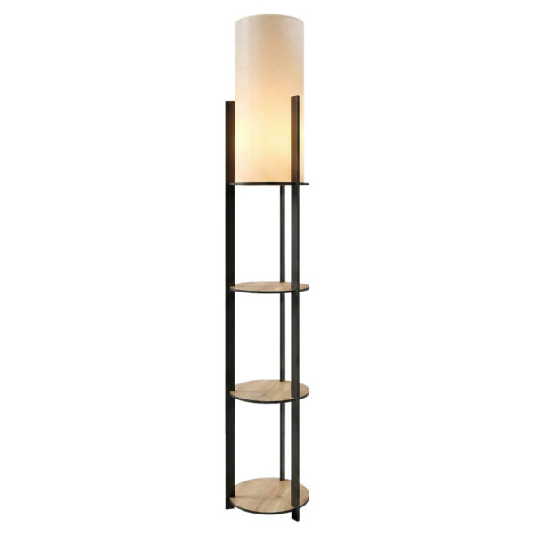 Opviq Stehlampe
Eiche PVC MDF B/H/T/L/D: ca. 17x135x17x17x17 cm E27 1 Brennstellen