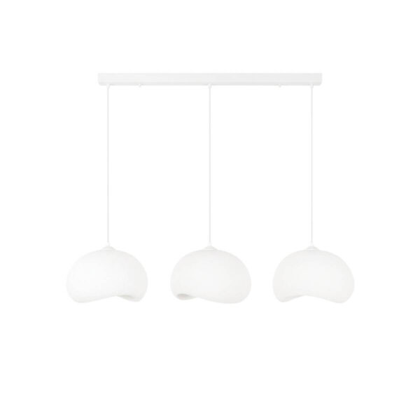 8684284193768 Opviq Pendelleuchte Yontu-15853-A
weiß Metall Polyester-Mischgewebe B/H/L: ca. 29x120x34 cm E27 3 Brennstellen